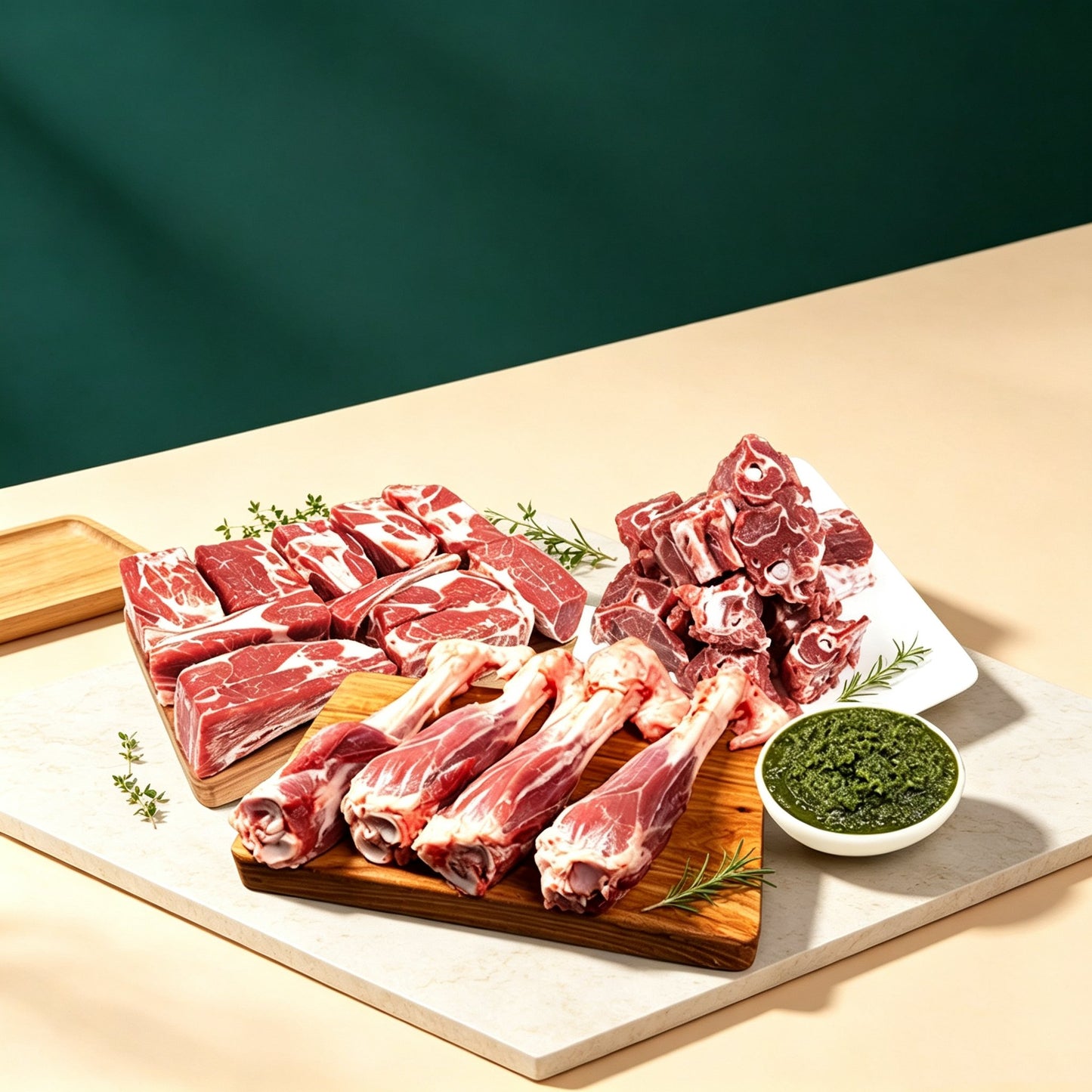 Frozen Raw Lamb Assorted Pack