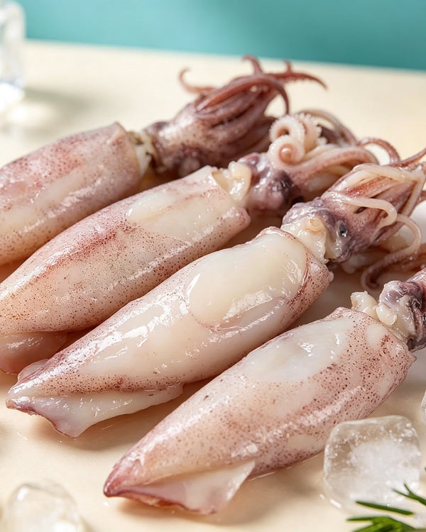 Frozen Raw Whole Squid